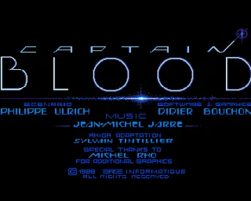 Captain Blood screen shot title